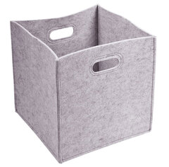 Plstěný úložný textilní box Filc 30 x 30 x 30 cm, šedá Plstěný úložný textilní box Filc 30 x 30 x 30 cm, šedá