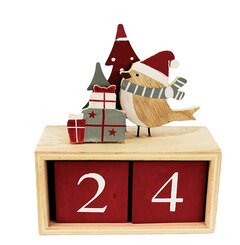 Dřevěná dekorace adventní kalendář Dřevěná dekorace adventní kalendář