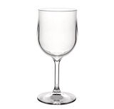 Nerozbitná plastová sklenice na víno Tulip 300ml, transparentní