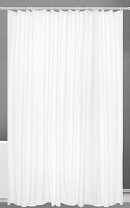 Sprchový závěs 6477 PES s kroužky 180 x 200 cm bílý Sprchový závěs 6477 PES s kroužky 180 x 200 cm bílý