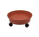 Podmiska pod květináč s kolečky Rondo 28 cm