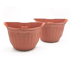 Květináč na okap, stěnu Style obsahuje 2ks, terakota Květináč na okap, stěnu Style obsahuje 2ks, terakota