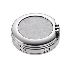 Háček na kabelku Lux s leštěným kovovým zrcátkem 45mm