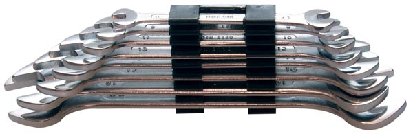 Klíče otevřené, oboustranné 8 ks 6 - 22 mm. Klíče otevřené, oboustranné 8 ks 6 - 22 mm.