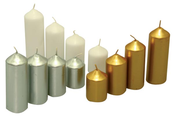 Adventní svíce, stříbrná