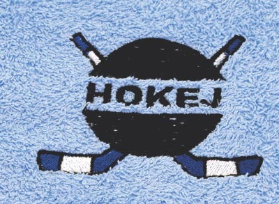 Ručník 50 x 100 cm hokej, bílá Ručník 50 x 100 cm hokej, bílá