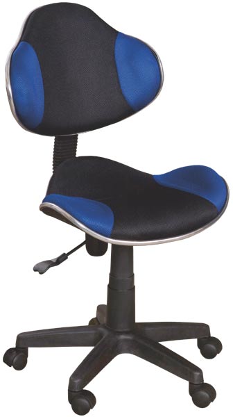 Dětská židle Nova - modrá / černá
