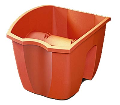 Truhlík balkonový Crown 7 L, terakota Truhlík balkonový Crown 7 L, terakota