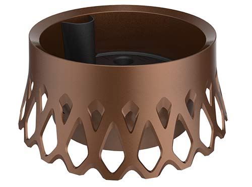 Žardina samozavlažovací Roseta pr. 30 cm, bronz