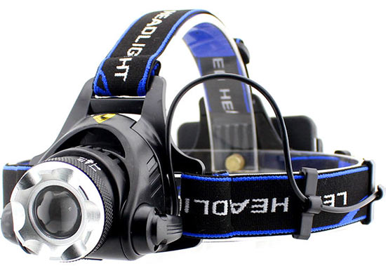 LED Čelovka HLED-36, svítilna s CREE XM-L T6, 10W - zoom 300 m, 950 lm LED Čelovka HLED-36, svítilna s CREE XM-L T6, 10W - zoom 300 m, 950 lm