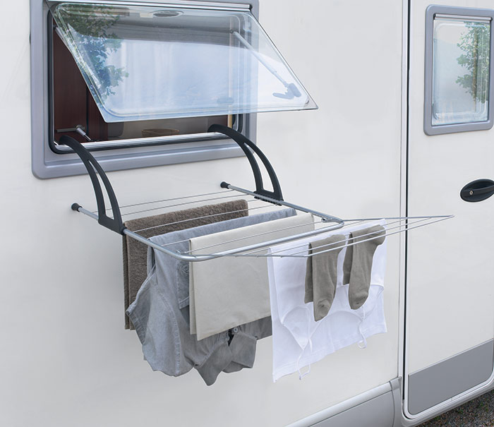 Sušák závěsný na balkón, radiator, karavan Seram 7m Sušák závěsný na balkón, radiator, karavan Seram 7m