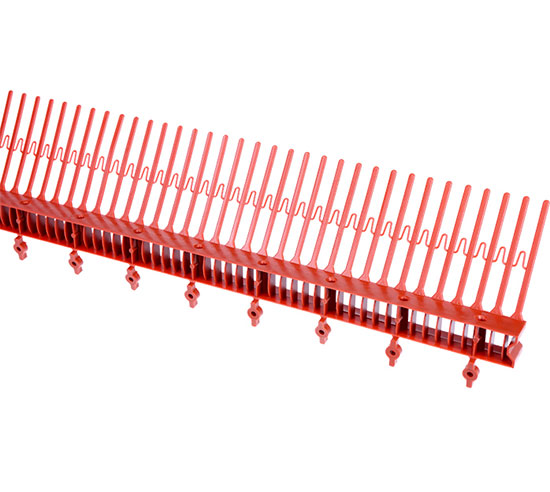 Střešní odvětrání s mřížkou proti vosám a ptákům 7318, PP 80mm x 1 m, červená Střešní odvětrání s mřížkou proti vosám a ptákům 7318, PP 80mm x 1 m, červená
