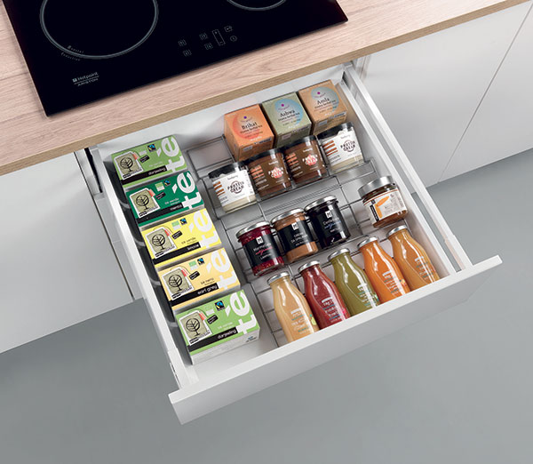 Nastavitelný organizér na kořenky do šuplíku 7306, 26 - 51 x 42 cm, šedá Nastavitelný organizér na kořenky do šuplíku 7306, 26 - 51 x 42 cm, šedá