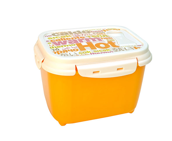 Termobox na jídlo dvouplášťový Click and Lock 1,1 l, oranžová Termobox na jídlo dvouplášťový Click and Lock 1,1 l, oranžová