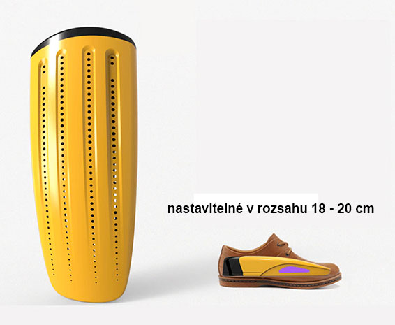 Vysoušeč bot a sportovní obuvi Adodo 827 s UV technologií proti zápachu, 230V