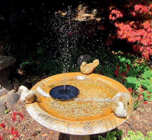 Solární zahradní fontána do jezírka 7582, průměr 16 cm Solární zahradní fontána do jezírka 7582, průměr 16 cm