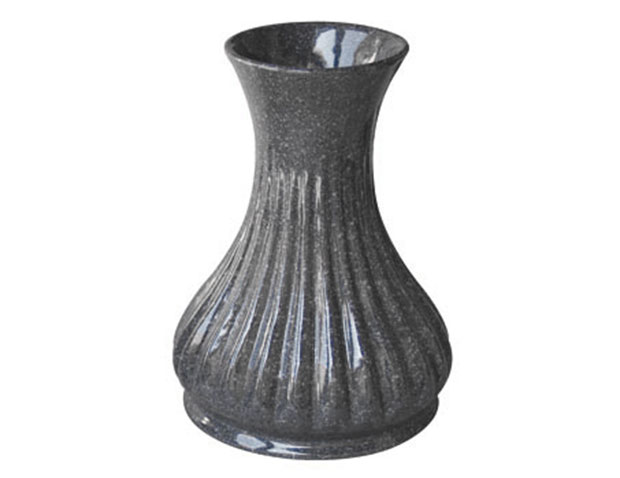 Keramické vázy - váza velká, šedý mramor
