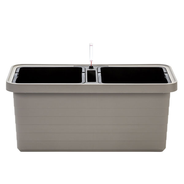 Samozavlažovací truhlík Berberis Duo, taupe Samozavlažovací truhlík Berberis Duo, taupe