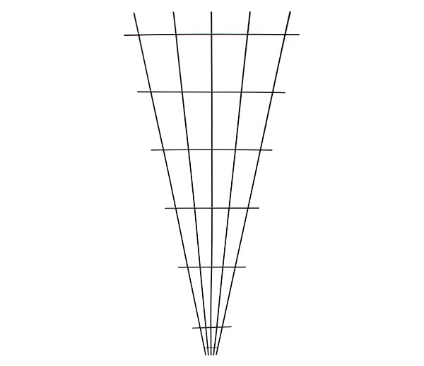 Ocelová mřížka na popínave rostliny 3555, 75 x 145  cm