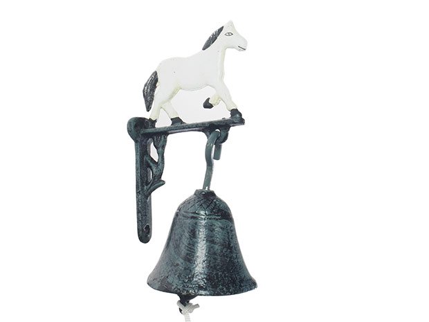 Litinový zvonek 6503 Koník 19 cm