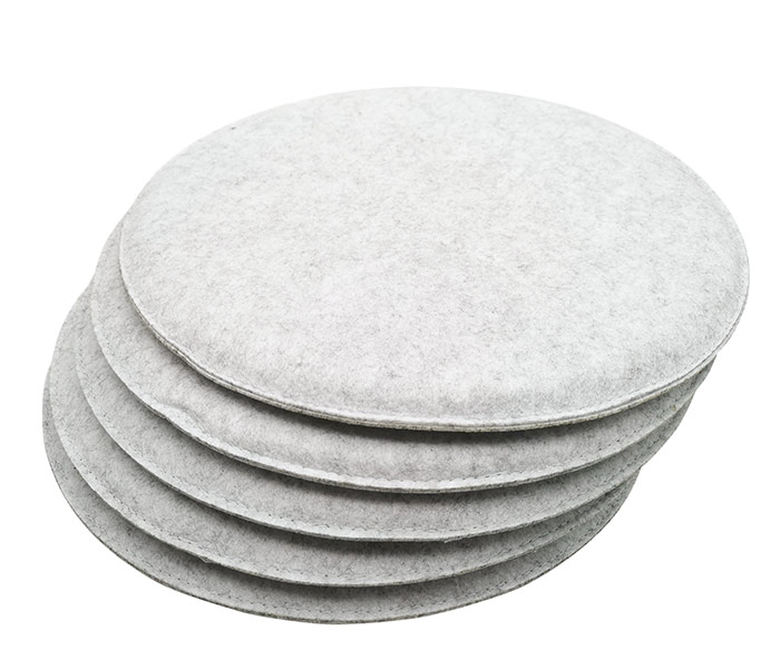 Filcový podsedák 7658 kulatý 35 cm, šedý Filcový podsedák 7658 kulatý 35 cm, šedý