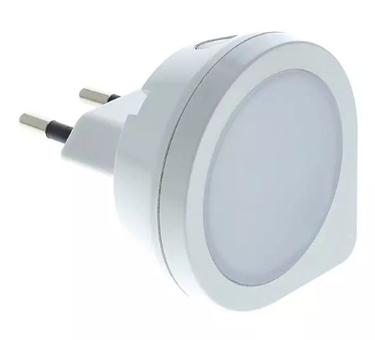 Noční světlo do zásuvky s LED 0,4 W / 230 V, Fortel Noční světlo do zásuvky s LED 0,4 W / 230 V, Fortel