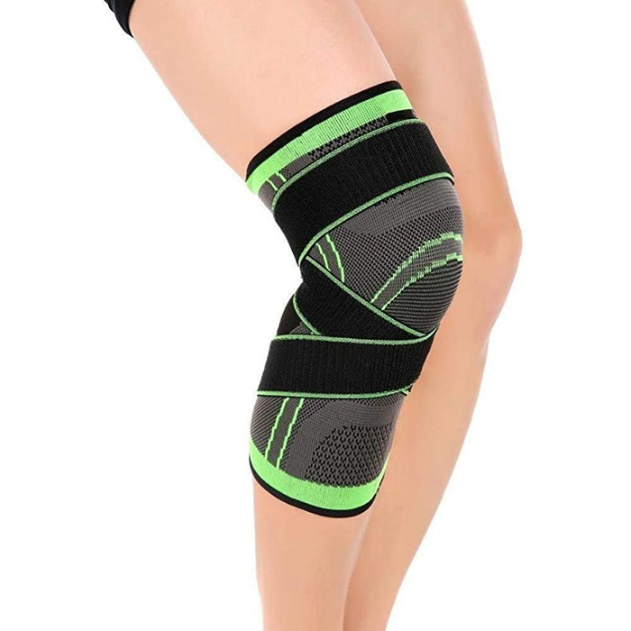 Sportovní stahovací bandáž na koleno XL